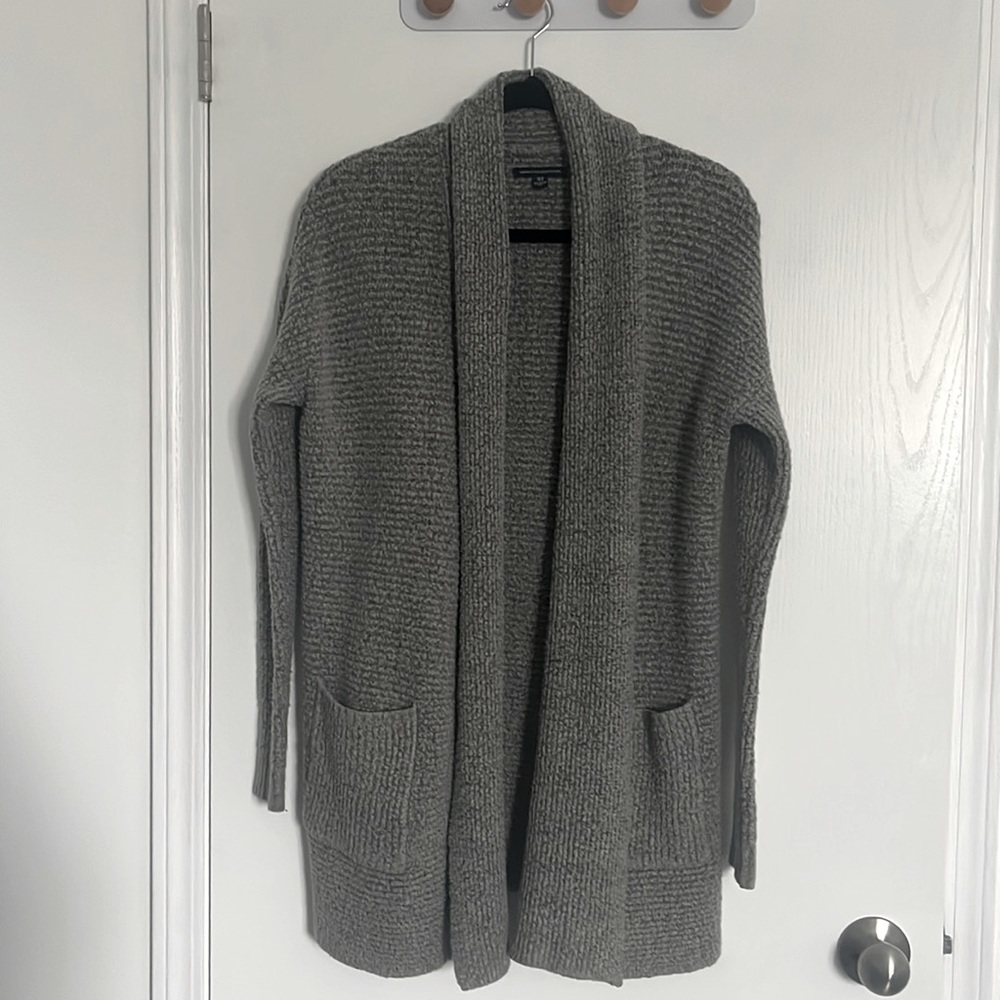 American Eagle Outfitters Gray Cardigan Sweater